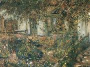 Lovis Corinth Bluhender Bauerngarten oil on canvas